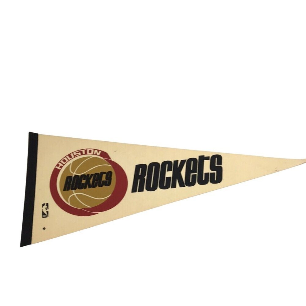 Vintage Houston Rockets NBA Basketball Full Size Pennant
